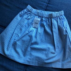 Girl’s' seersucker skirt